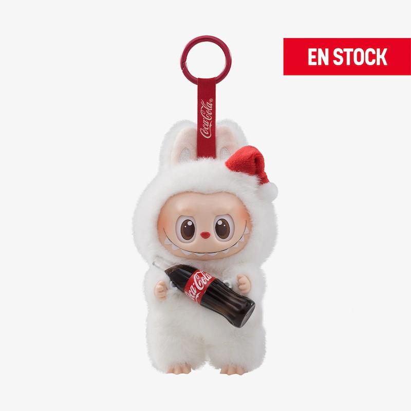 پاپ مارت عروسک سورپرایزی ایستاده هیولای لبوبو سری کوکاکولا pop mart labubu the monsters big into coca series vinyl plush pendant blind box www.poonelstore.com
