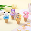 ماژیک هایلایترفانتزی، ماژیک علامت زن پینترستی بسته ۴ عددی cute student animation characters highlighter markers stationery pack of 4 www.poonelstore.com