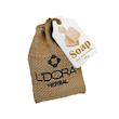 صابون گیاهی حاوی عصاره‌عسل و زعفران لدورا هربال 70 گرم کد 448963332 L’DORA herbal soap with honey extract and saffron www.poonelstore.com