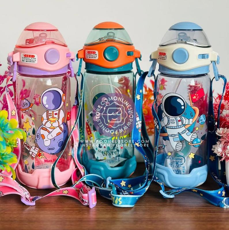فلاسک دایناسور/فضانورد قمقمه فانتزی پینترستی اکرلیک بدنه مقاوم و نشکن حجم 550 میلی لیتر cute Dinosaur astronaut flask cute flask acrylic body material durable and unbreakable body 550 ml code 20036741