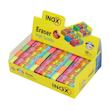 پاکن نئونی اینوکس پاکن اقتصادی اینوکس کد 41073359 inox students stationery cute eraser high quality www.poonelstore.com