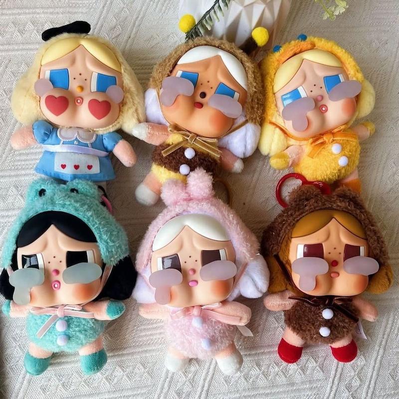 پاپ مارت بلایند باکس عروسک سورپرایزی کرای بیبی سری pop mart crybaby crying again series figures crybaby blind box figures random design action figures collectible toys home decorations holiday birthday gifts whole set