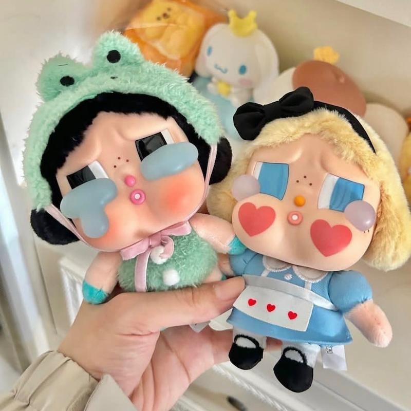 پاپ مارت بلایند باکس عروسک سورپرایزی کرای بیبی سری pop mart crybaby crying again series figures crybaby blind box figures random design action figures collectible toys home decorations holiday birthday gifts whole set