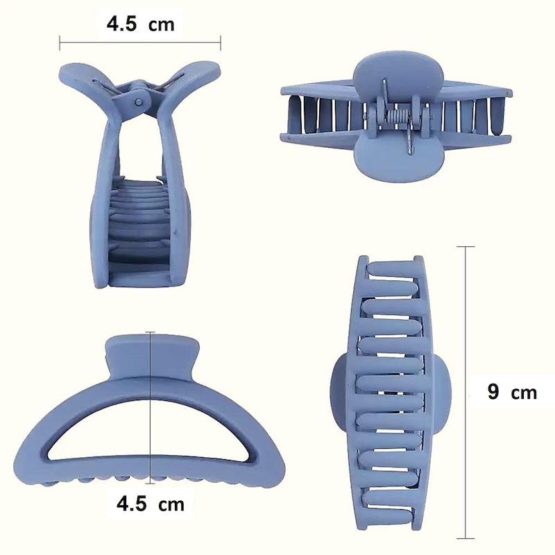 کلیپس مو سیلیکونی پاستیلی گیره مو سیلیکونی فانتزی پینترستی کد 616889800 cute fancy and beautiful women hair clips www.poonelstore.com