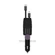 شارژر فندکی 66 وات پرودو، آداپتور شارژر فندکی خودرو پرودو کد 64541022 porodo 66W car charger model PD-FWCH029-BK www.poonelstore.com