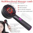 +ویدیو ماساژور شارژی پرتابل اسکالپ دارای مخزن روغن ماساژ تراپی کد 54128745 Electric Massage Comb Vibration Red Light Therapy Hair Growth Massage Scalp Brush Anti Hair Loss Liquid Oil Applicator Hair Care
