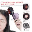 +ویدیو ماساژور شارژی پرتابل اسکالپ دارای مخزن روغن ماساژ تراپی کد 54128745 Electric Massage Comb Vibration Red Light Therapy Hair Growth Massage Scalp Brush Anti Hair Loss Liquid Oil Applicator Hair Care