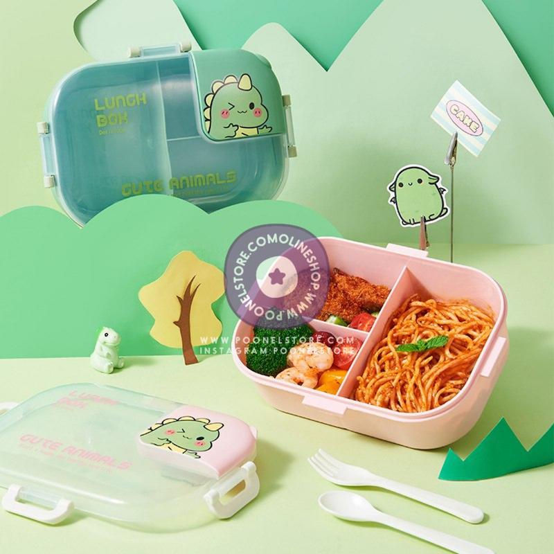 لانچ‌باکس ظرف نگهدارنده غذا کیوت‌انیمال پوونل‌استور cute animal launch box www.poonelstore.com
