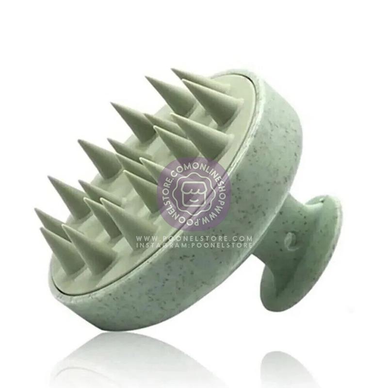 ماساژور سیلیکونی پوست و موی سر وارداتی اسکالپ کد 01836663 silicone massager for the scalp and hair suitable for both men and women www.poonelstore.com