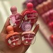 برق لب حرارتی پینترستی هدی موجی مدل اپل کد 94523651 cute huda moji women & girls sweet & fragrant lip gloss glitter apple model www.poonelstore.com