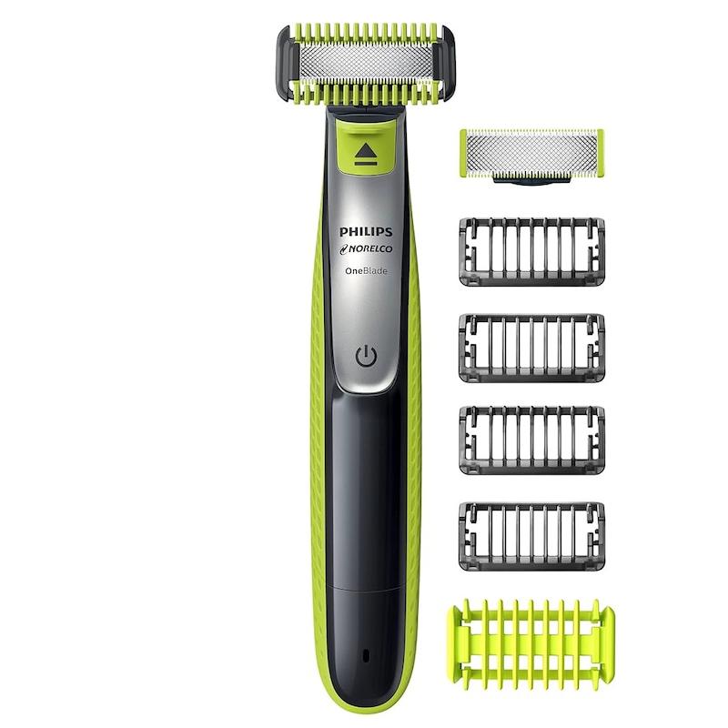 ماشین اصلاح موی صورت و بدن فیلیپس مدل OneBlade کد 99853364 philips norelco oneblade face+body hybrid electric trimmer and shaver