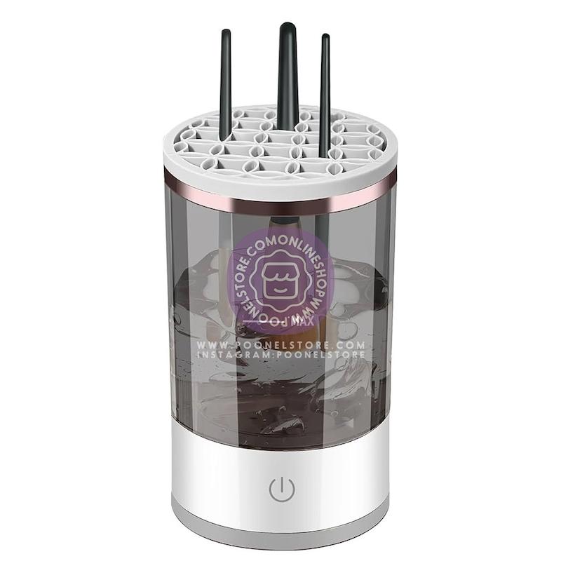 دستگاه شستشوی براش آرایشی کد 41258541 electric makeup brush cleaner machine cosmetic brush cleaner automatic spinning beauty blender cleaner machine fit makeup brush