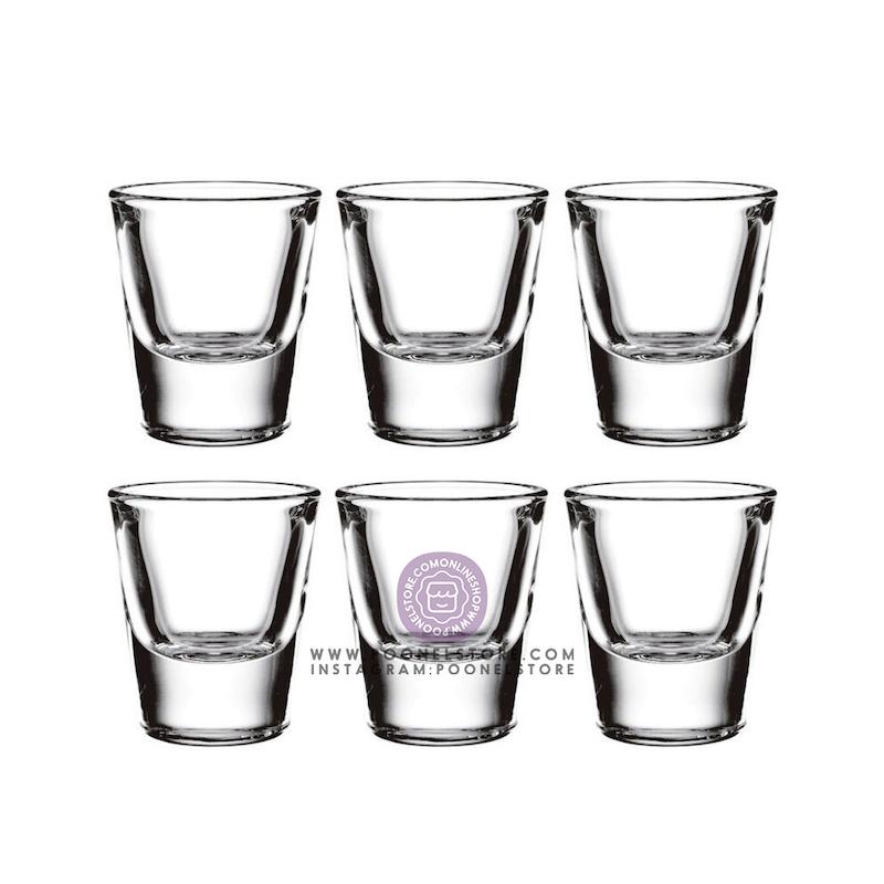 شات کریستال بلینک مکس وارداتی سرو و پذیرایی مدل KTY1505 کد 65214555 blinkmax foreign crystal shot glass suitable for serving coffee and drinks
