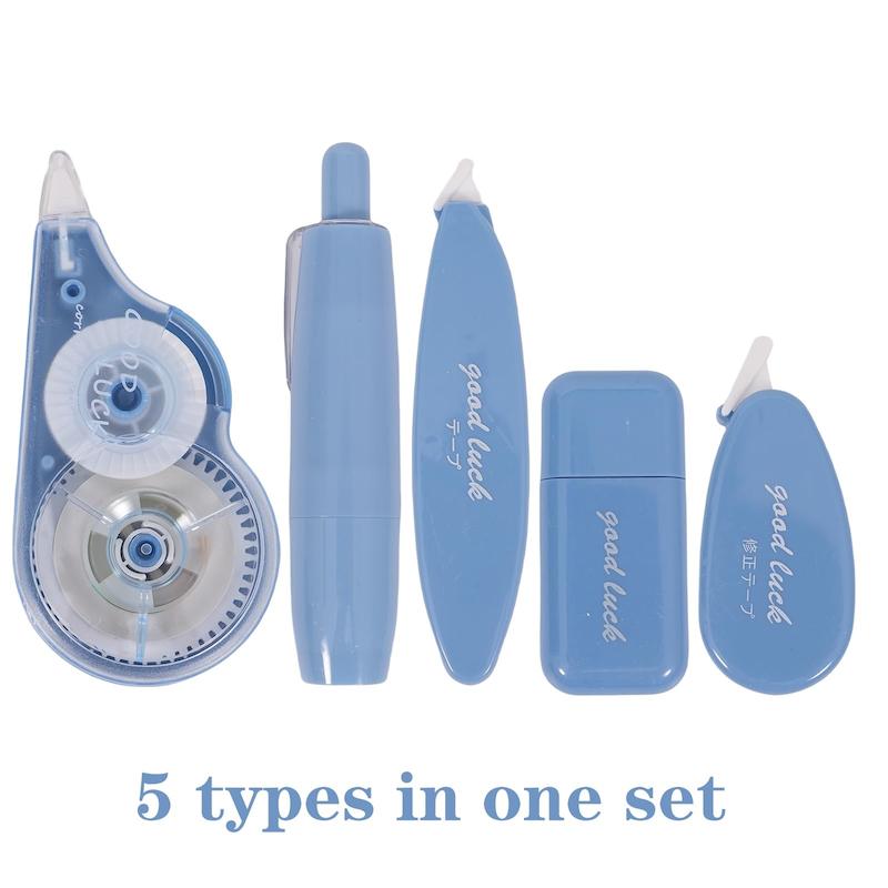ست غلط گیرنواری پینترستی بسته 5 عددی کد 65999852 cute 5 pcs correction tape set cute design tippex pen large capacity smooth mute whiteout correction tape for home school office supplies