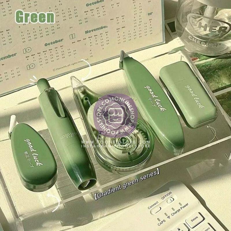 ست غلط گیرنواری پینترستی بسته 5 عددی کد 65999852 cute 5 pcs correction tape set cute design tippex pen large capacity smooth mute whiteout correction tape for home school office supplies