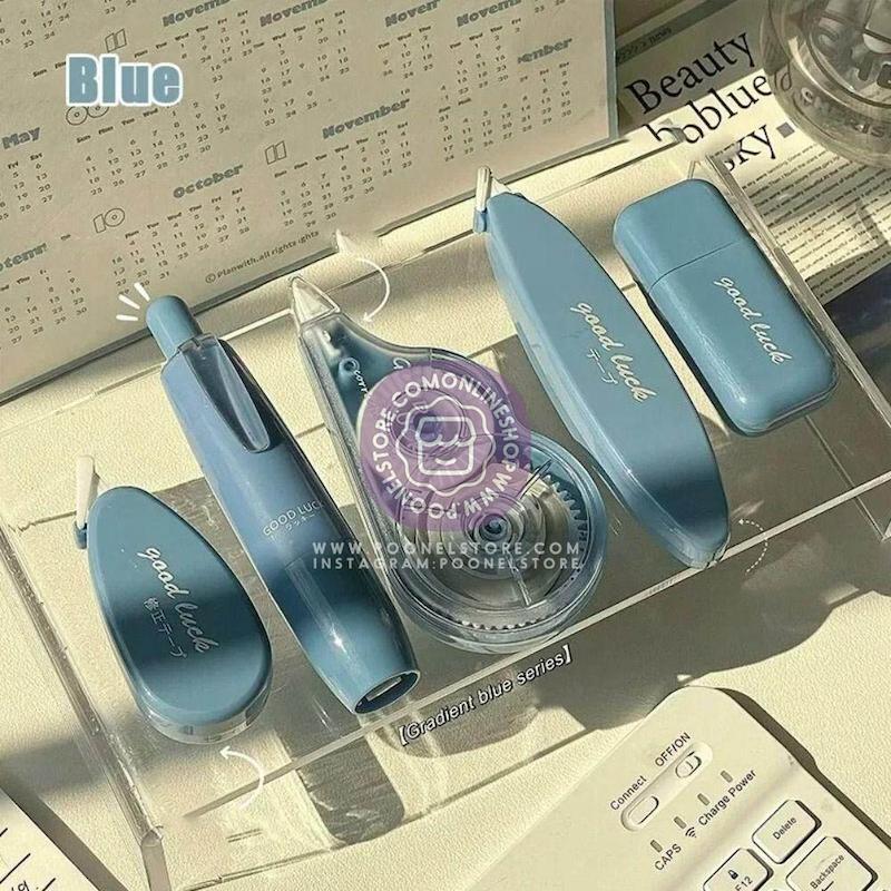 ست غلط گیرنواری پینترستی بسته 5 عددی کد 65999852 cute 5 pcs correction tape set cute design tippex pen large capacity smooth mute whiteout correction tape for home school office supplies