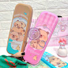 جامدادی پینترستی فانتزی کاپی بارا وارداتی کیوت کد 62844106 cute pencil case happy capybara students stationery www.poonelstore.com