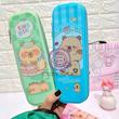 جامدادی پینترستی فانتزی کاپی بارا وارداتی کیوت کد 62844106 cute pencil case happy capybara students stationery www.poonelstore.com