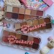پالت سایه چشم 12 رنگ هدی موجی، پالت آرایشی هدی موجی 12 رنگ کد 64955021 hudamoji crackers cream 12 colors eye shadow item no es-730 poonelstore.com