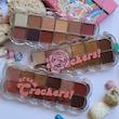 پالت سایه چشم 12 رنگ هدی موجی، پالت آرایشی هدی موجی 12 رنگ کد 64955021 hudamoji crackers cream 12 colors eye shadow item no es-730 poonelstore.com