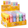 لیپ بالم پینترستی میوه های استوایی پت پارک، بالم لب میوه ای ویتامینه پت پارک wholesale petpark cute moisturizing fruit flavor colorless kids cartoon pet lip balm natural plant lipstick makeup