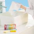 کپسول دستمال جادویی آنتی باکتریال towel، قرص دستمال کاربردی جادویی ضدباکتری و ضدقارچ نسخه وارداتی کد 94521021 compressed portable face towel tablet reusable washcloth wet and dry disposable wipes for baby dog camping travel hiking home beauty
