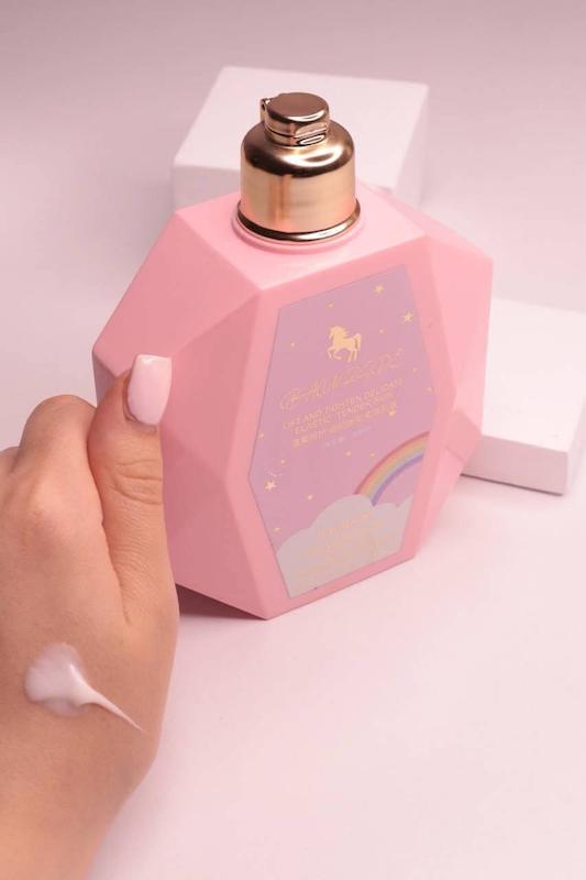 لوسیون بدن بارسد مدل ساکورا طرح یونیکورن، لوسیون بارسد مدل ساکورا طرح اسب تکشاخ OEM ODM Baursde Body Cream Beauty Nicotinamide Sakura FraGrance Deep NourishinG Skin Body Lotion