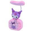 چراغ خواب پینترستی دسکتاپ مدل کرومی، تی بل لامپ فانتزی کالرفلش مدل کرومی کد 88960214 cute table lamp flash color kuromi design for students & children
