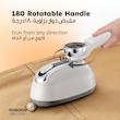 اتو بخار پرتابل پرودو قابلیت چرخش کد 80250698 porodo retro 1200W thermometer steam & heat iron 160 mL with rotating handle & glass tank