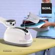 اتو بخار پرتابل پرودو قابلیت چرخش کد 80250698 porodo retro 1200W thermometer steam & heat iron 160 mL with rotating handle & glass tank