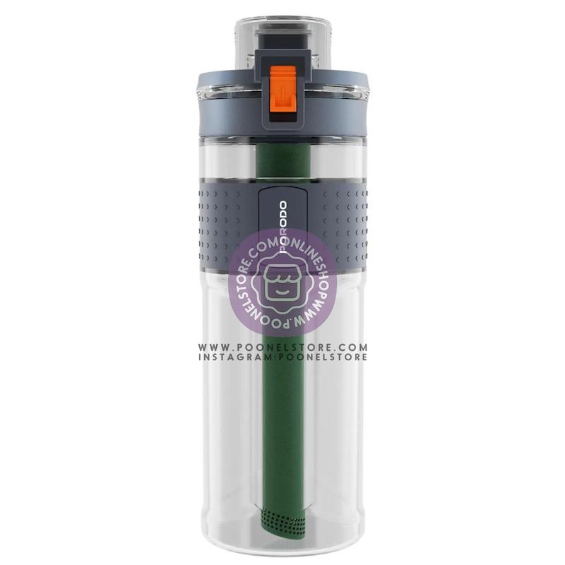 سوپر فلاسک تصفیه کننده دو مرحله ای پرودو، فلاسک هوشمند پرتابل پرودو قابلیت تصفیه کننده حجم 600 میلی لیتر کد 70595566 porodo lifestyle 2-stage filtration water bottle