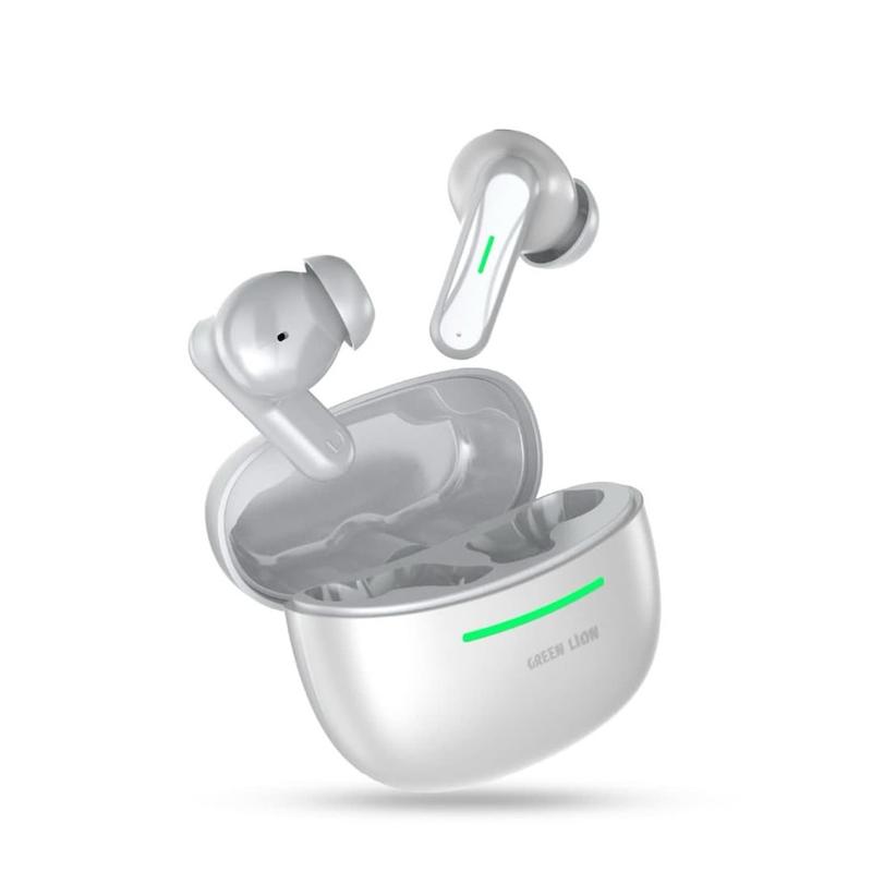 هندزفری وایرلس گرین لاین مدل کایرو، هدفون بلوتوثی کایرو گرین لاین کد 70588771 green lion cairo wireless earbuds hands free calls poonelstore.com