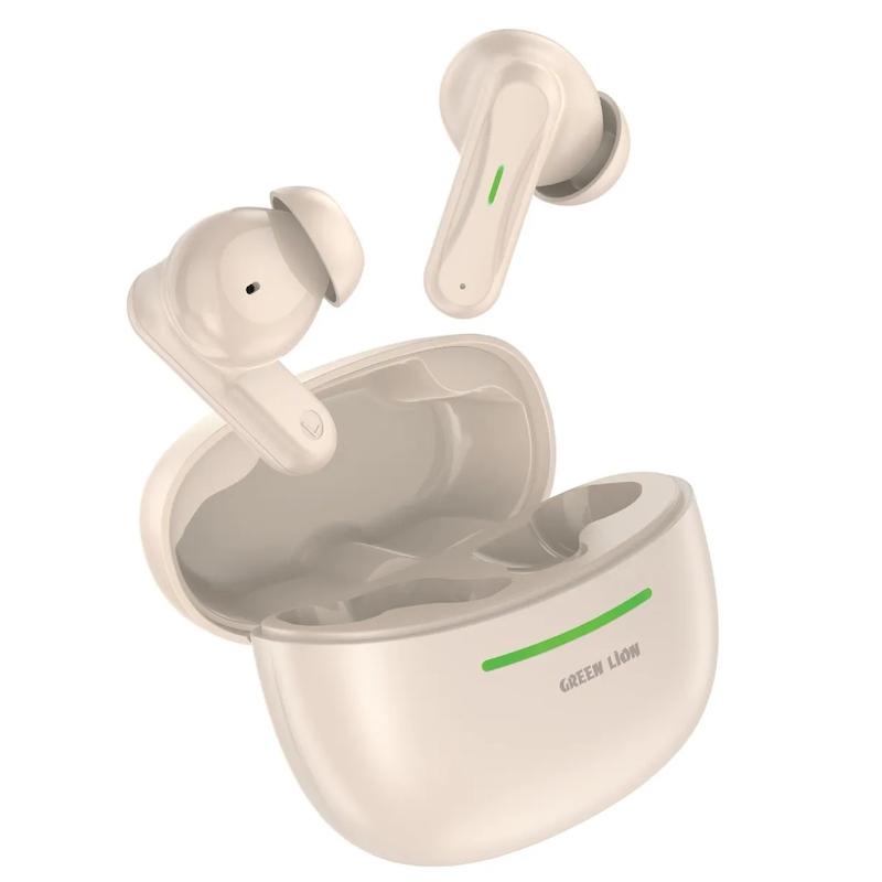 هندزفری وایرلس گرین لاین مدل کایرو، هدفون بلوتوثی کایرو گرین لاین کد 70588771 green lion cairo wireless earbuds hands free calls poonelstore.com