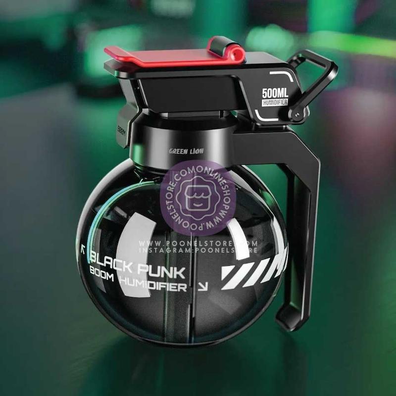 خوشبو کننده هوا گرین لاین مدل نارنجک دستی مناسب استفاده در اتاق خواب، محل کار، خودرو کد 1100270866 green lion grenade fragrance diffuser www.poonelstore.com