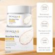کرم ژل مرطوب کننده و آبرسان برنج اورجینال حجم 50 میلی لیتر rice raw pulp face cream white rice whitening cream with rice extract anti-aging moisturizing cream