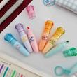 ماژیک هایلایتر پینترستی بسته 6 عددی، ماژیک علامت زن فانتزی مدل پنجه گربه cute students stationery highlighter markers cat claw design 6 pcs www.poonelstore.com