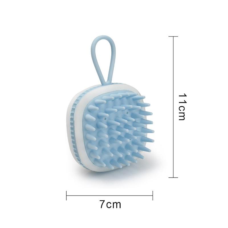 سرشوی سیلیکونی اسکالپ، سرشوی و بدن شوی سیلیکونی اسکالپ fuhiueos playful cartoon hair brush with soft silicone bristles head massage