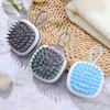 سرشوی سیلیکونی اسکالپ، سرشوی و بدن شوی سیلیکونی اسکالپ fuhiueos playful cartoon hair brush with soft silicone bristles head massage
