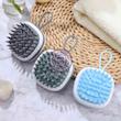 سرشوی سیلیکونی اسکالپ، سرشوی و بدن شوی سیلیکونی اسکالپ fuhiueos playful cartoon hair brush with soft silicone bristles head massage