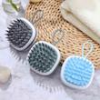 سرشوی سیلیکونی اسکالپ، سرشوی و بدن شوی سیلیکونی اسکالپ fuhiueos playful cartoon hair brush with soft silicone bristles head massage