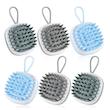 سرشوی سیلیکونی اسکالپ، سرشوی و بدن شوی سیلیکونی اسکالپ fuhiueos playful cartoon hair brush with soft silicone bristles head massage