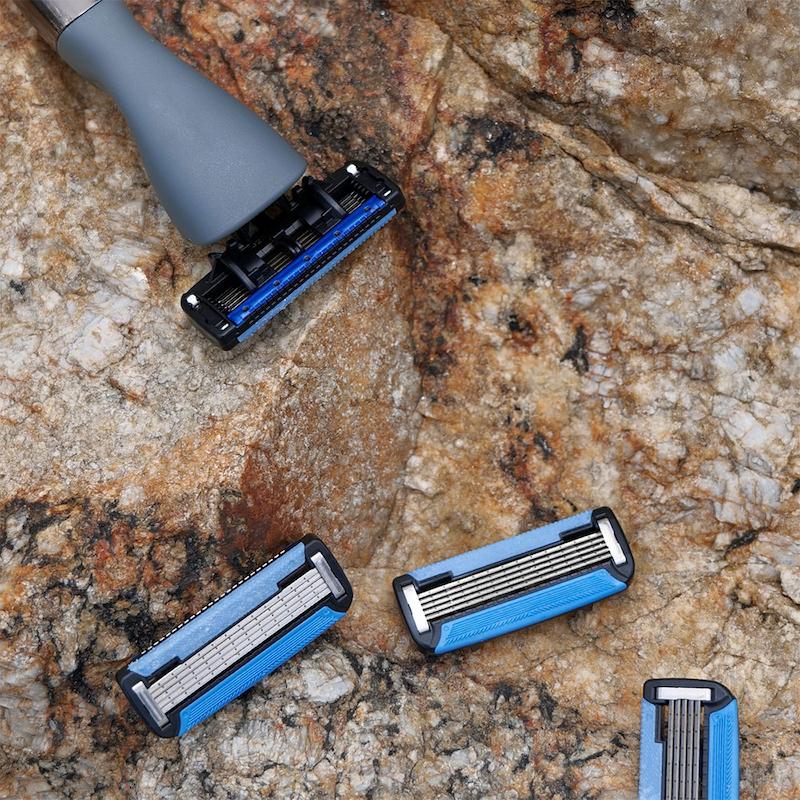 تیغ اصلاح کالرلمب پرتابل، شیور دستی مردانه کالرلمب قابل حمل دارای کیس نگهدارنده Colorlamb Portable Manual Men Razor Set Metal Handle Poonel Store