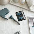 تیغ اصلاح کالرلمب پرتابل، شیور دستی مردانه کالرلمب قابل حمل دارای کیس نگهدارنده Colorlamb Portable Manual Men Razor Set Metal Handle Poonel Store