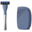 تیغ اصلاح کالرلمب پرتابل، شیور دستی مردانه کالرلمب قابل حمل دارای کیس نگهدارنده Colorlamb Portable Manual Men Razor Set Metal Handle Poonel Store