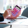 ماشین حساب کیبوردی دیجیتال دانش آموزی فانتزی، ماشین حساب پینترستی گرین لاین Green Lion Pocket Calculator cute student calculator www.poonelstore.com