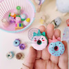 پاکن پینترستی  طرح دونات، پاکن فانتزی دانش آموزی مدل شیرینی‌ دوناتی خوشمزه Cute Tochain Eraser Students Kawaii Donate Eraser For Kids poonelstore.com