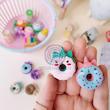 پاکن پینترستی  طرح دونات، پاکن فانتزی دانش آموزی مدل شیرینی‌ دوناتی خوشمزه Cute Tochain Eraser Students Kawaii Donate Eraser For Kids poonelstore.com