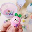 پاکن پینترستی طرح خرگوش و هویج، پاکن فانتزی لگویی دانش آموزی مدل خرگوش Cute Tochain Eraser Students Kawaii Rabbit Eraser For Kids poonelstore.com