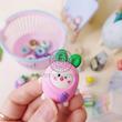 پاکن پینترستی طرح خرگوش و هویج، پاکن فانتزی لگویی دانش آموزی مدل خرگوش Cute Tochain Eraser Students Kawaii Rabbit Eraser For Kids poonelstore.com