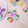 پاکن پینترستی طرح خرگوش و هویج، پاکن فانتزی لگویی دانش آموزی مدل خرگوش Cute Tochain Eraser Students Kawaii Rabbit Eraser For Kids poonelstore.com